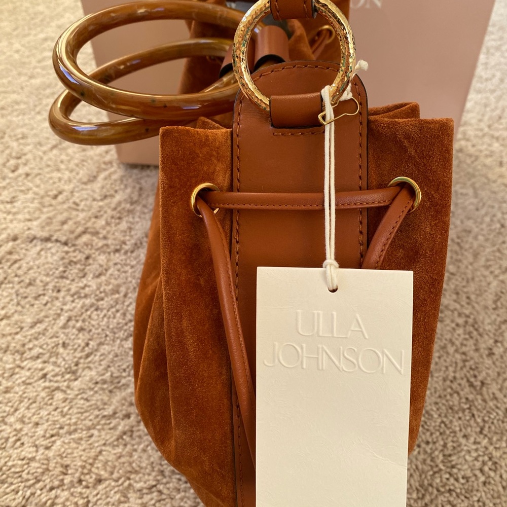 Ulla Johnson Valeria large bamboo bag - Sierra - Picture 6 of 16
